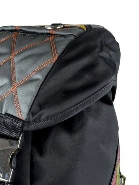 Auth PRADA Backpack Black/Multicolor Nylon/Leather - z9824 main image 7